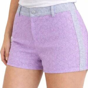 NWT VERY J Embroidered Shorts L